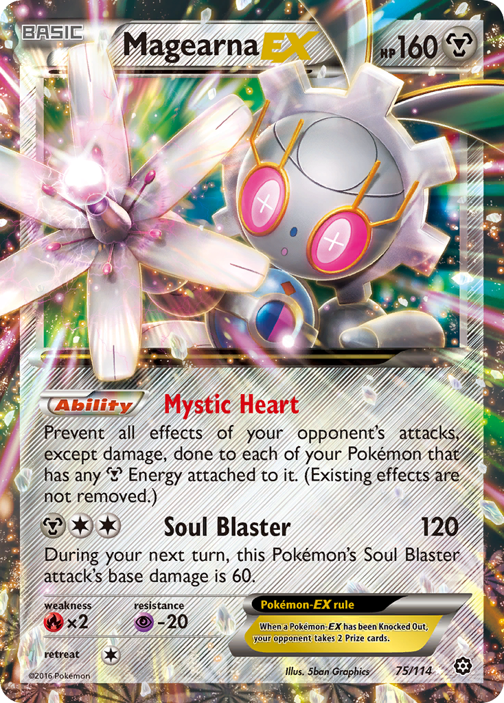 Magearna EX (75/114) [XY: Steam Siege] | Rock City Comics