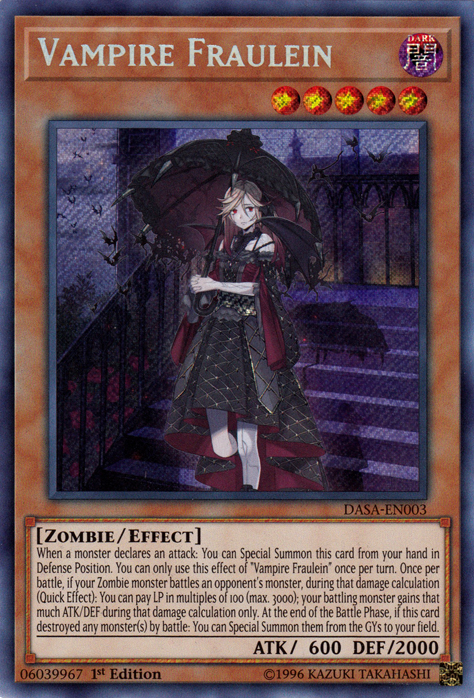 Vampire Fraulein [DASA-EN003] Secret Rare | Rock City Comics