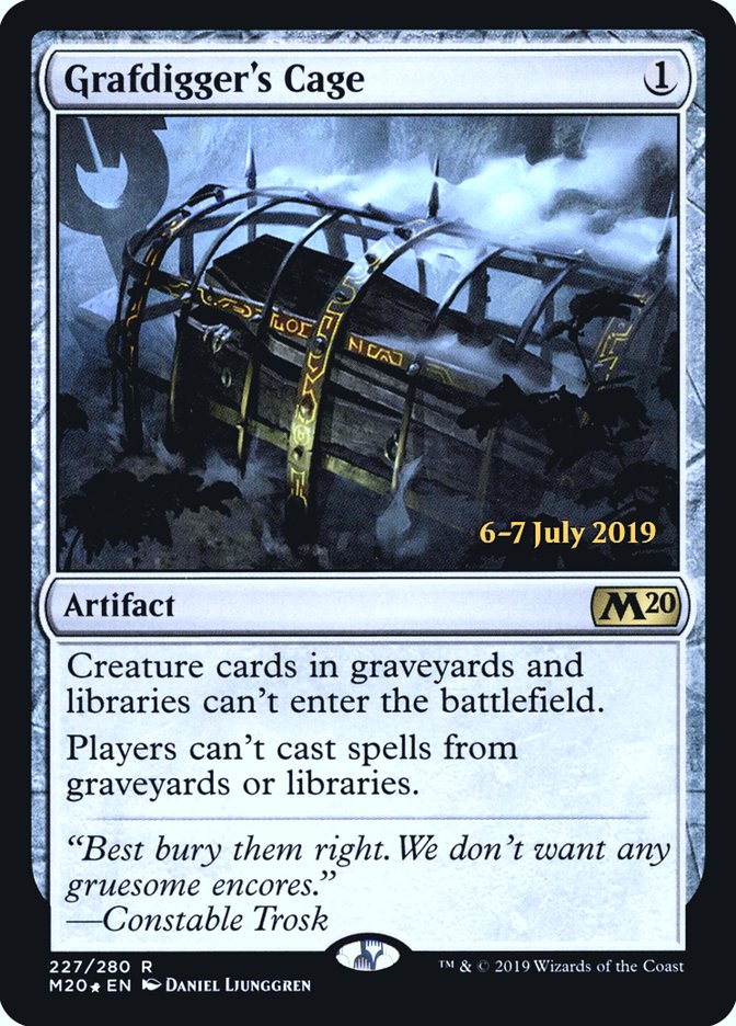 Grafdigger's Cage  [Core Set 2020 Prerelease Promos] | Rock City Comics