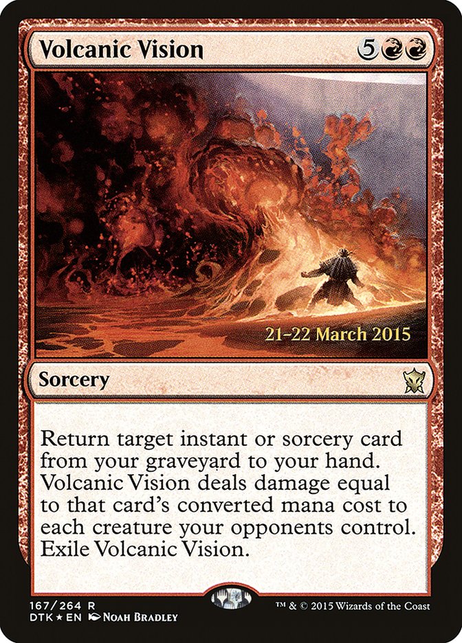 Volcanic Vision  [Dragons of Tarkir Prerelease Promos] | Rock City Comics