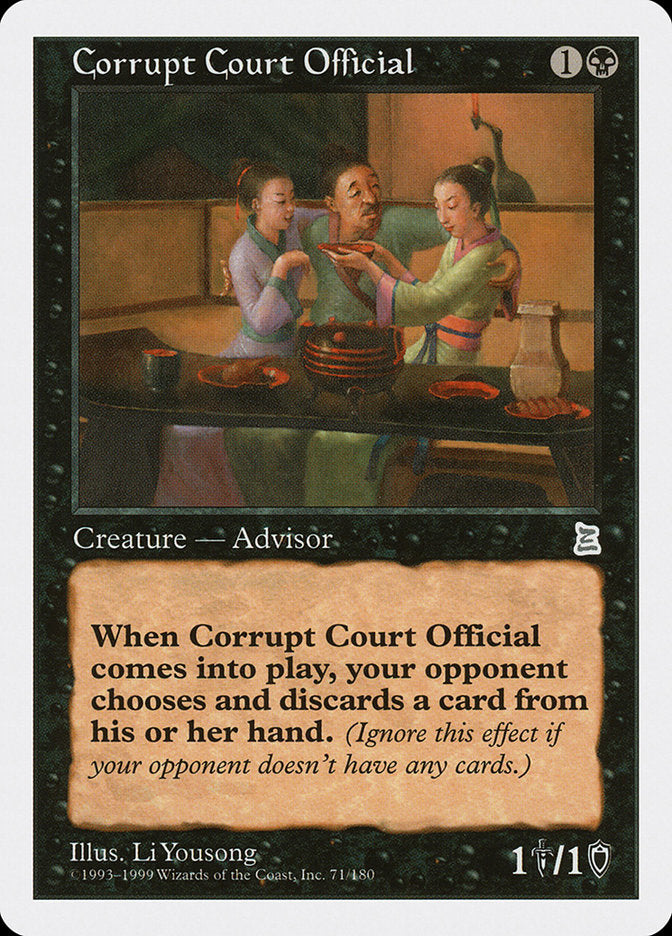 Corrupt Court Official [Portal Three Kingdoms] | Rock City Comics