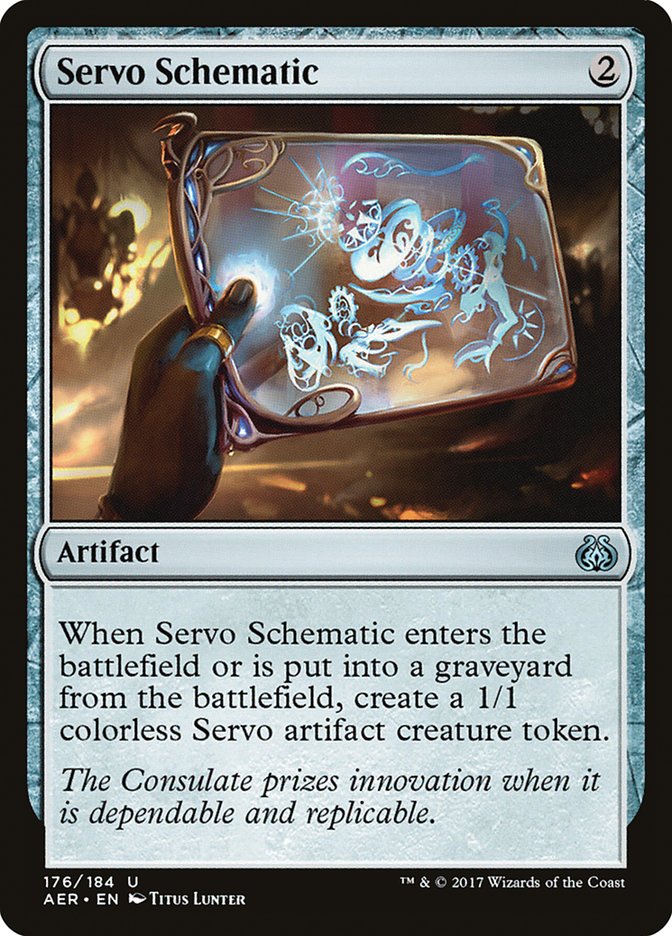 Servo Schematic [Aether Revolt] | Rock City Comics