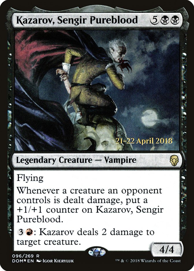 Kazarov, Sengir Pureblood  [Dominaria Prerelease Promos] | Rock City Comics