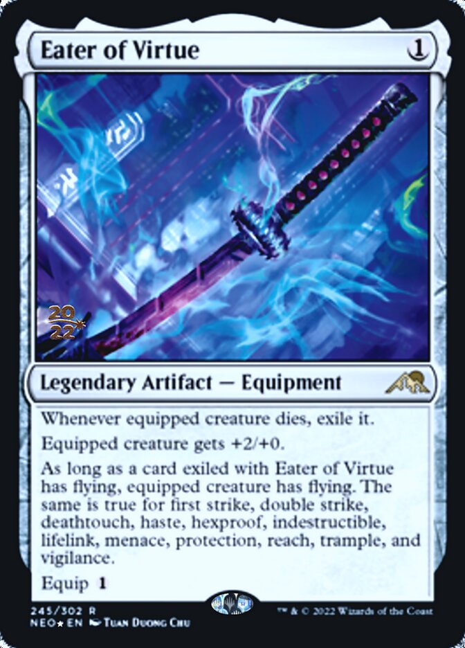 Eater of Virtue [Kamigawa: Neon Dynasty Prerelease Promos] | Rock City Comics