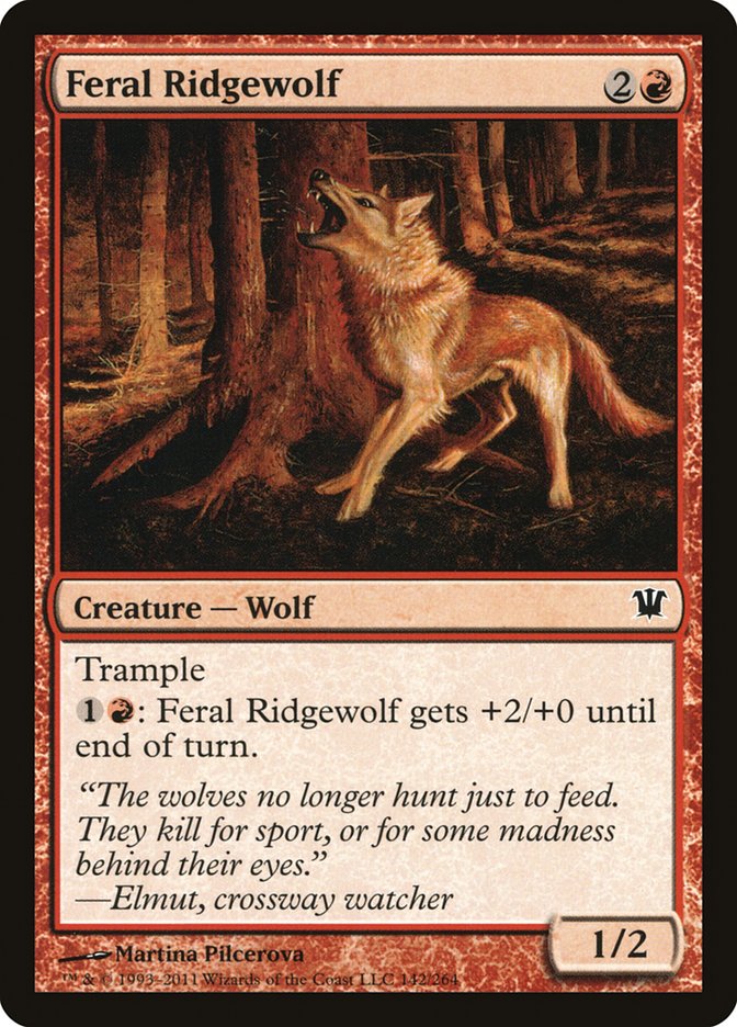 Feral Ridgewolf [Innistrad] | Rock City Comics