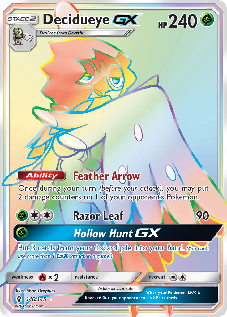 Decidueye GX (146/145) [Sun & Moon: Guardians Rising] | Rock City Comics