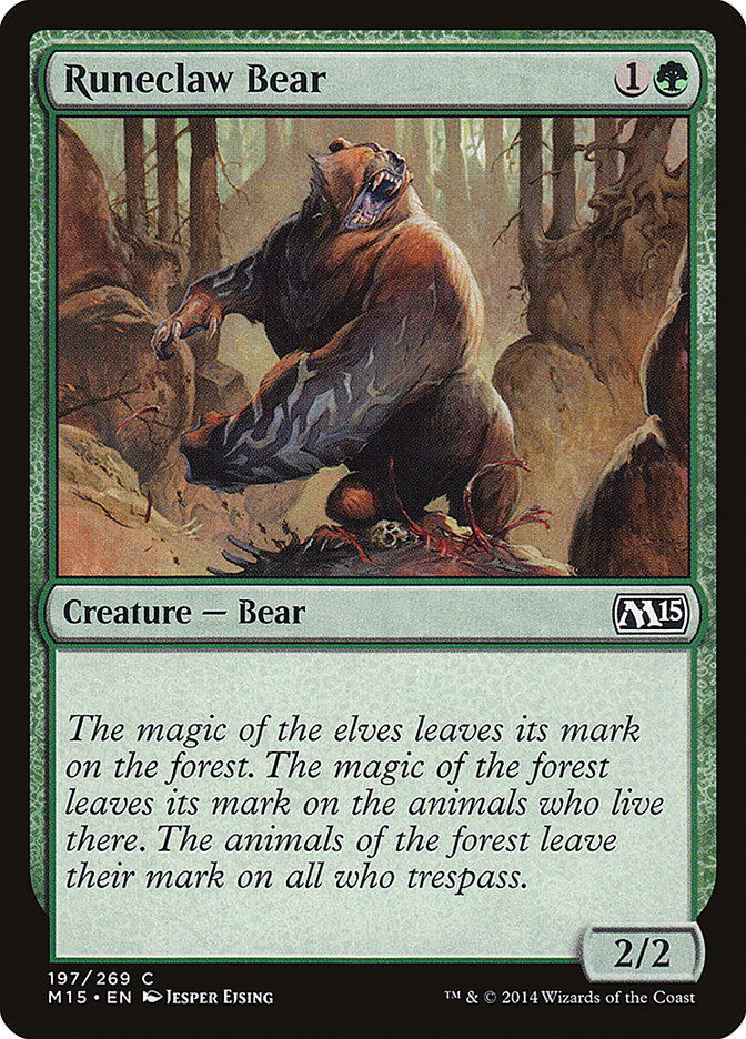 Runeclaw Bear [Magic 2015] | Rock City Comics