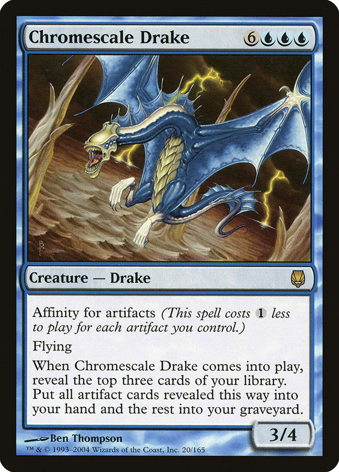 Chromescale Drake [Darksteel] | Rock City Comics