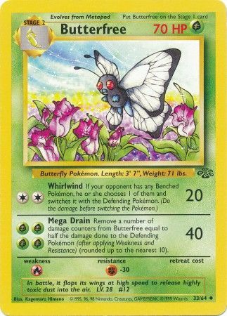 Butterfree (33/64) [Jungle Unlimited] | Rock City Comics