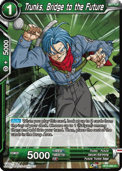 Trunks, Bridge to the Future (Reprint) (BT3-062) [Battle Evolution Booster] | Rock City Comics