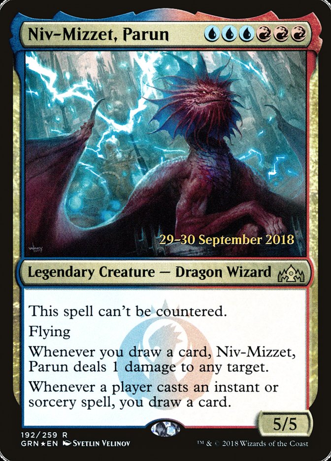 Niv-Mizzet, Parun  [Guilds of Ravnica Prerelease Promos] | Rock City Comics