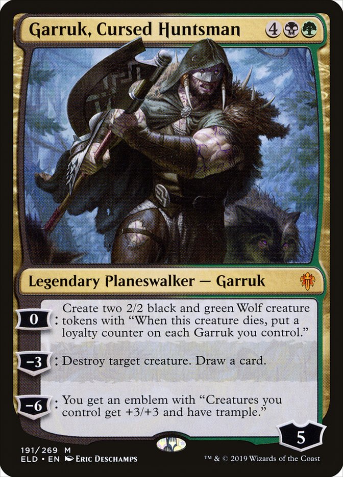 Garruk, Cursed Huntsman [Throne of Eldraine] | Rock City Comics