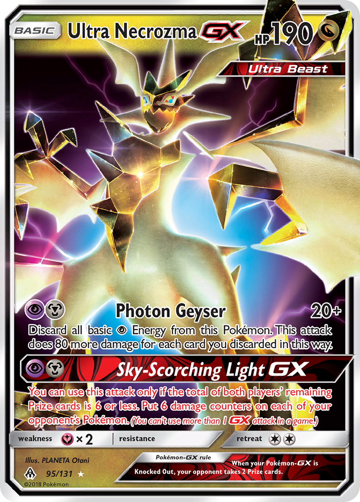 Ultra Necrozma GX (95/131) [Sun & Moon: Forbidden Light] | Rock City Comics