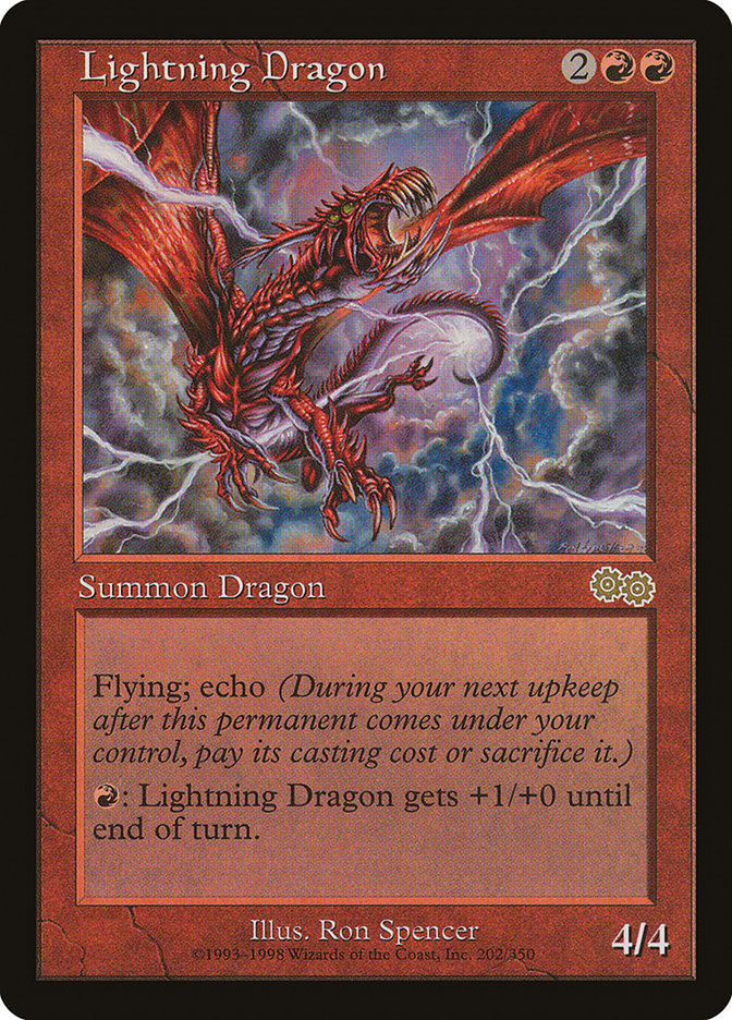 Lightning Dragon [Urza's Saga] | Rock City Comics