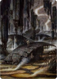 Grimclimb Pathway Art Card [Zendikar Rising Art Series] | Rock City Comics