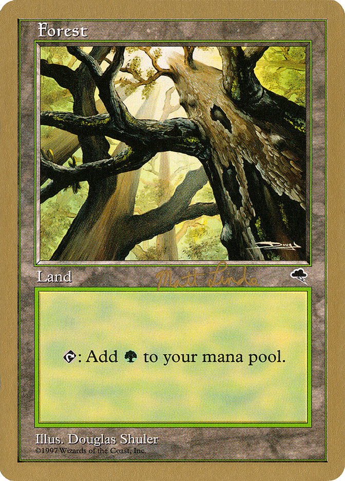 Forest (ml347a) (Matt Linde) [World Championship Decks 1999] | Rock City Comics