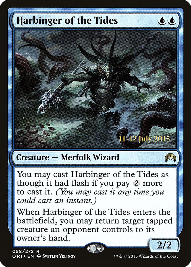 Harbinger of the Tides [Magic Origins Prerelease Promos] | Rock City Comics