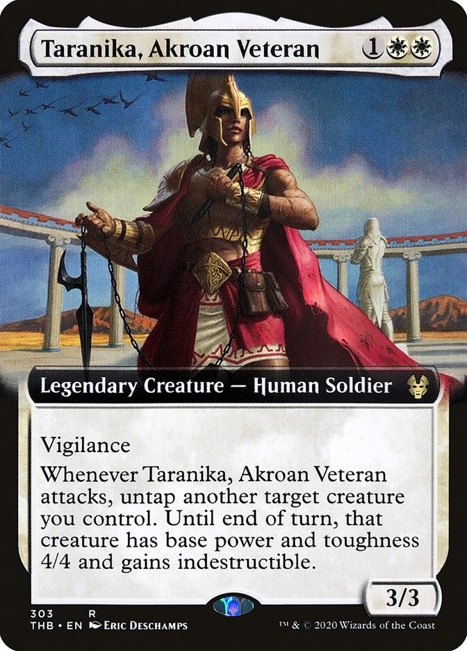 Taranika, Akroan Veteran (Extended) [Theros Beyond Death] | Rock City Comics