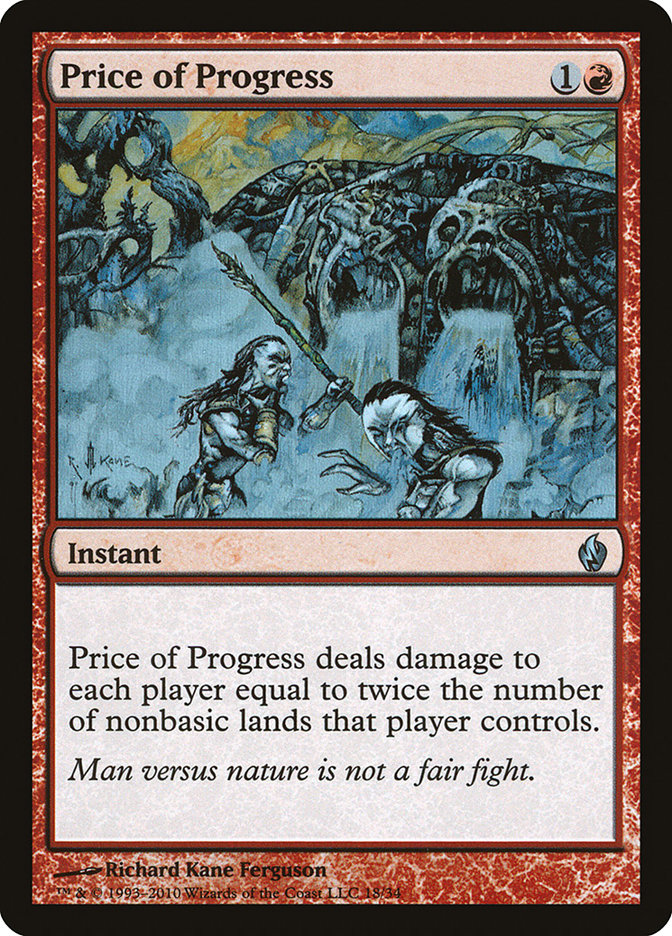 Price of Progress [Premium Deck Series: Fire and Lightning] | Rock City Comics