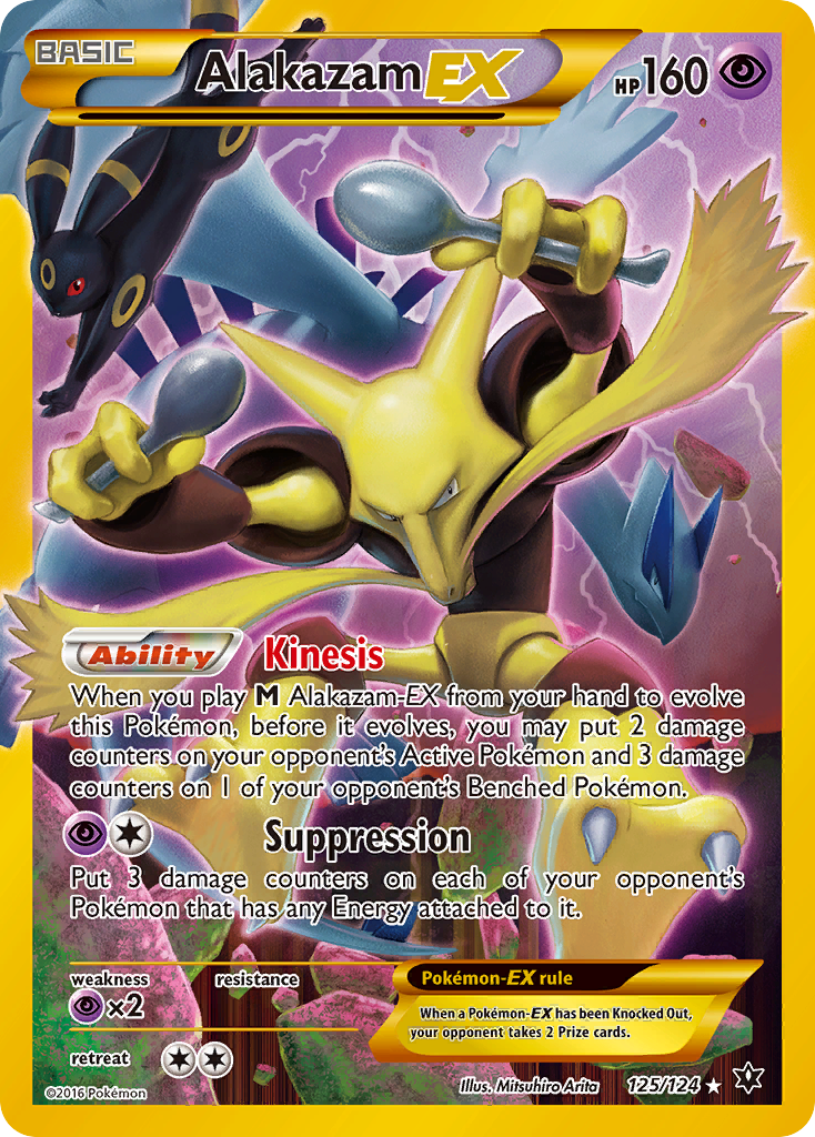 Alakazam EX (125/124) [XY: Fates Collide] | Rock City Comics