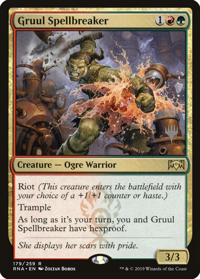 Gruul Spellbreaker (Promo Pack) [Ravnica Allegiance Promos] | Rock City Comics