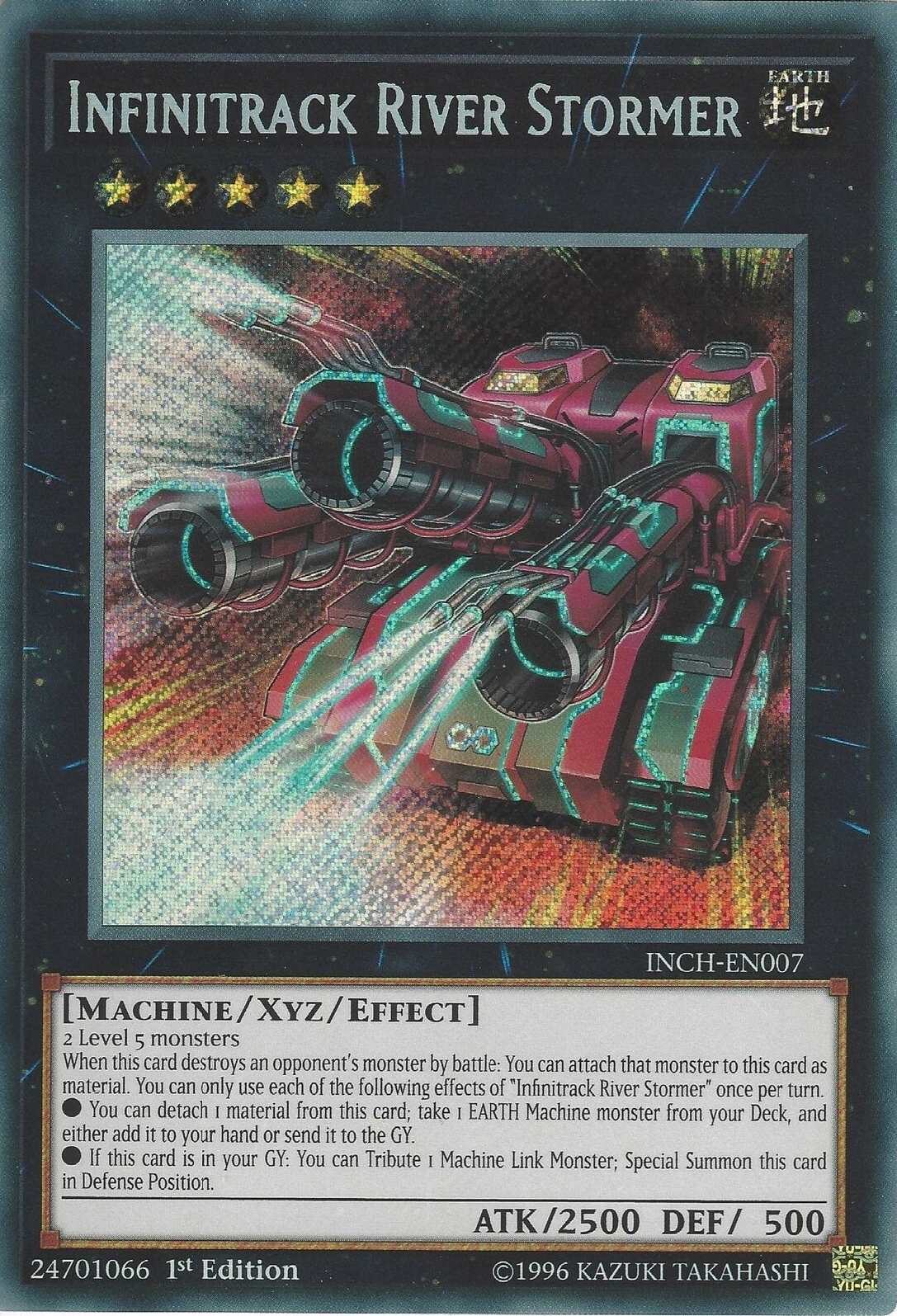 Infinitrack River Stormer [INCH-EN007] Secret Rare | Rock City Comics