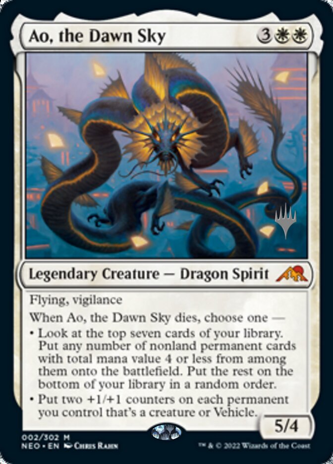 Ao, the Dawn Sky (Promo Pack) [Kamigawa: Neon Dynasty Promos] | Rock City Comics