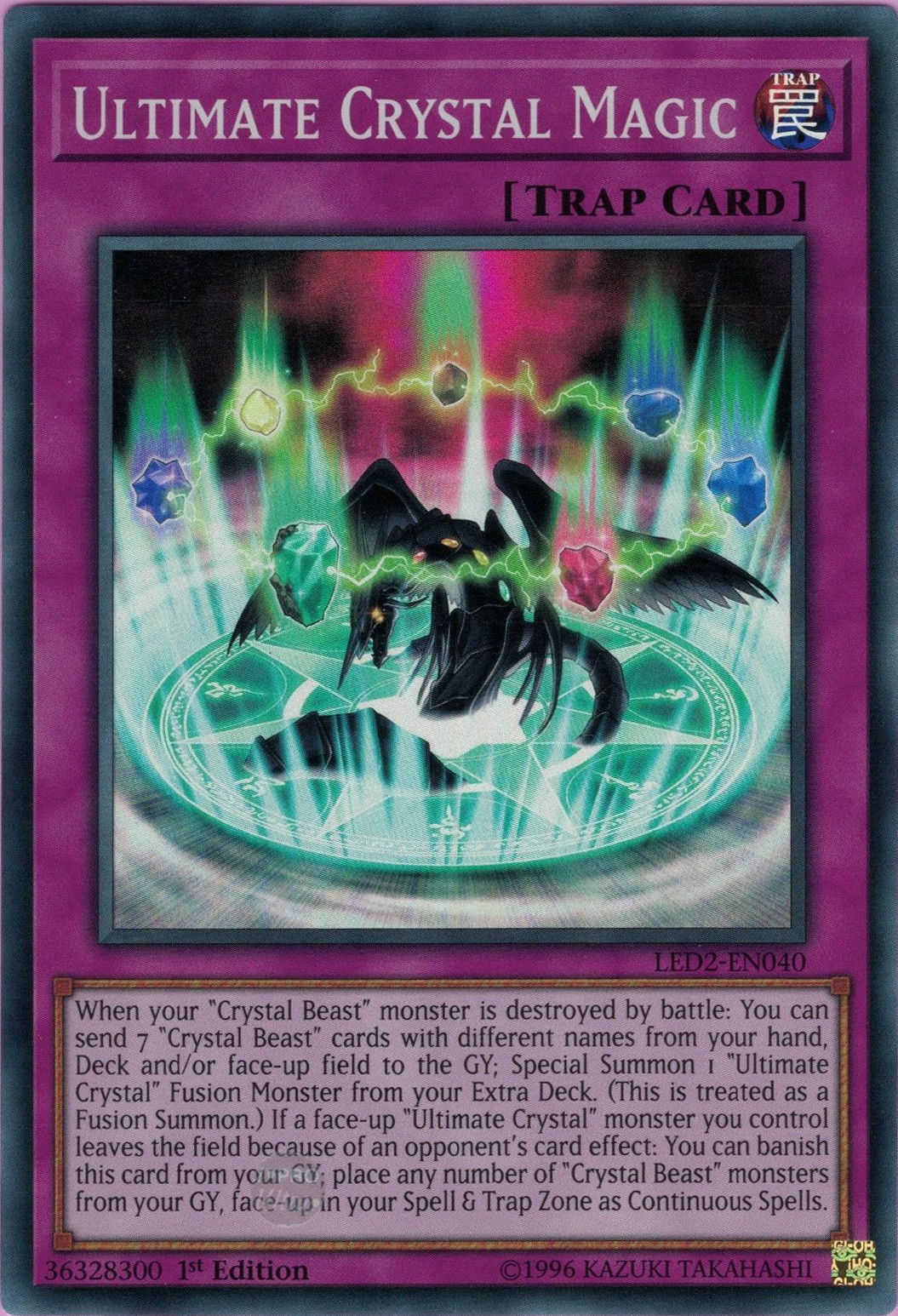 Ultimate Crystal Magic [LED2-EN040] Super Rare | Rock City Comics