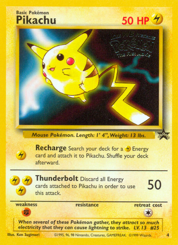 Pikachu (4) [Wizards of the Coast: Black Star Promos] | Rock City Comics