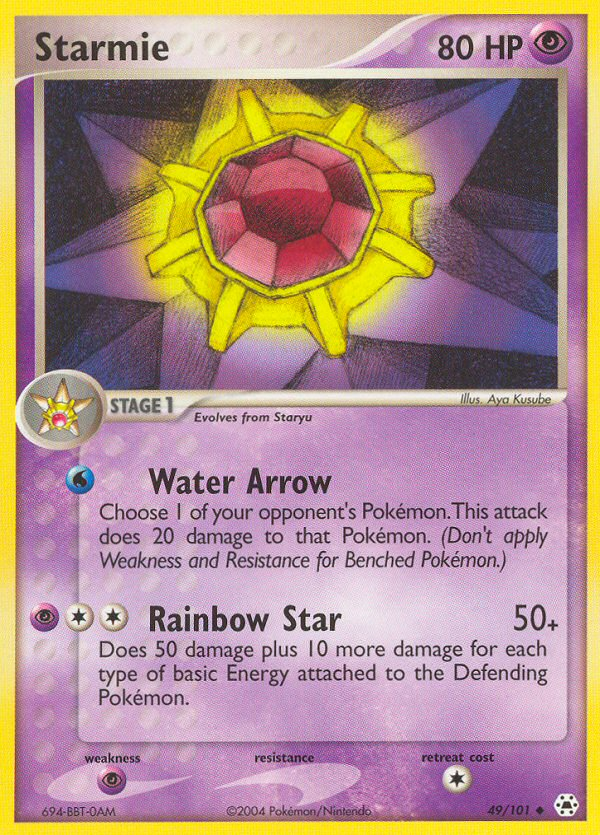 Starmie (49/101) [EX: Hidden Legends] | Rock City Comics