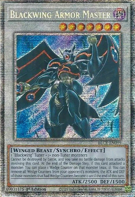 Blackwing Armor Master [BLCR-EN099] Starlight Rare | Rock City Comics