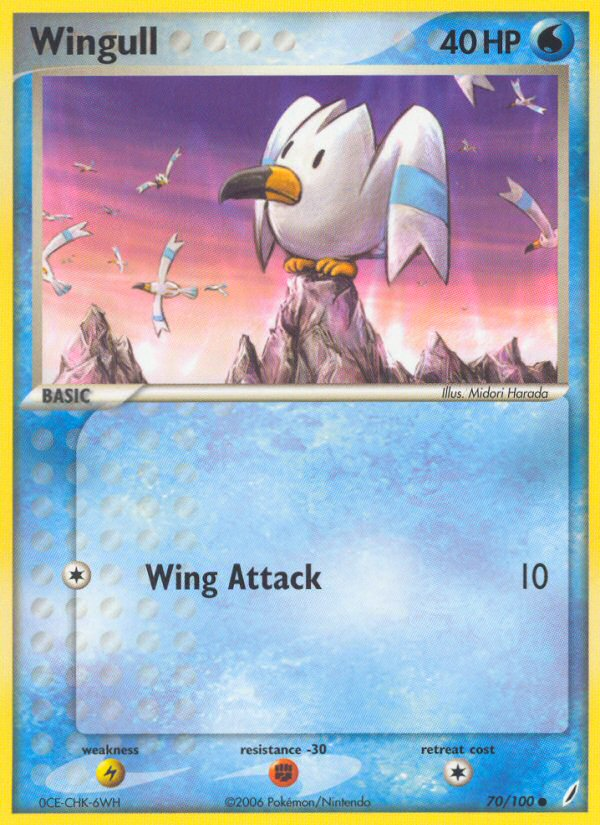 Wingull (70/100) [EX: Crystal Guardians] | Rock City Comics