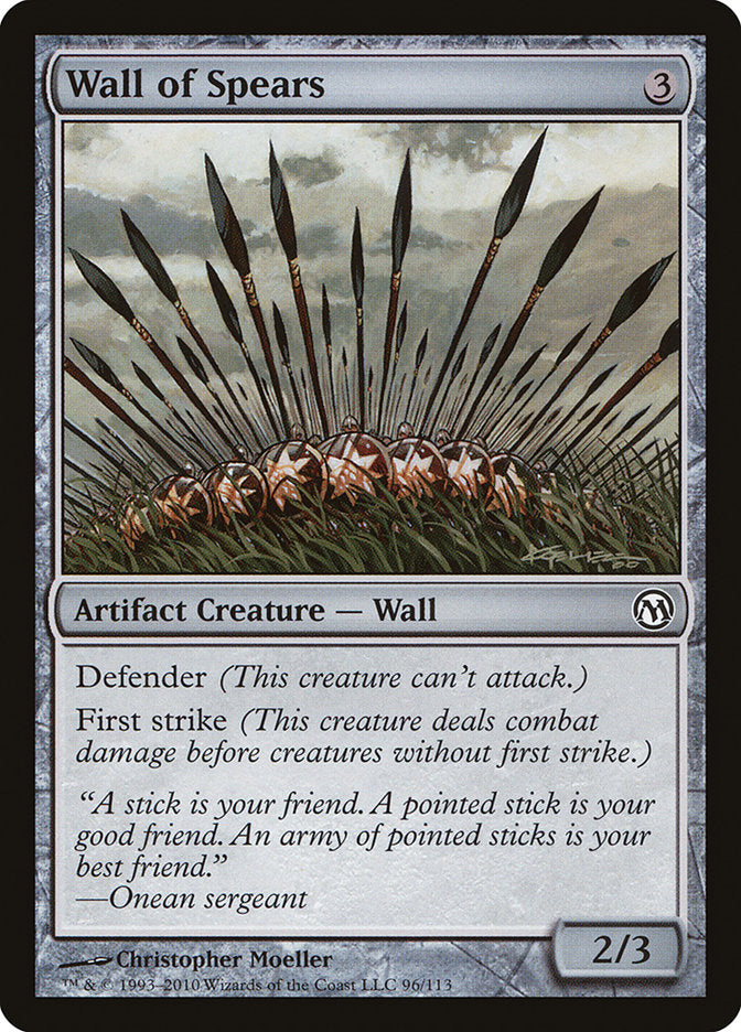 Wall of Spears [Duels of the Planeswalkers] | Rock City Comics