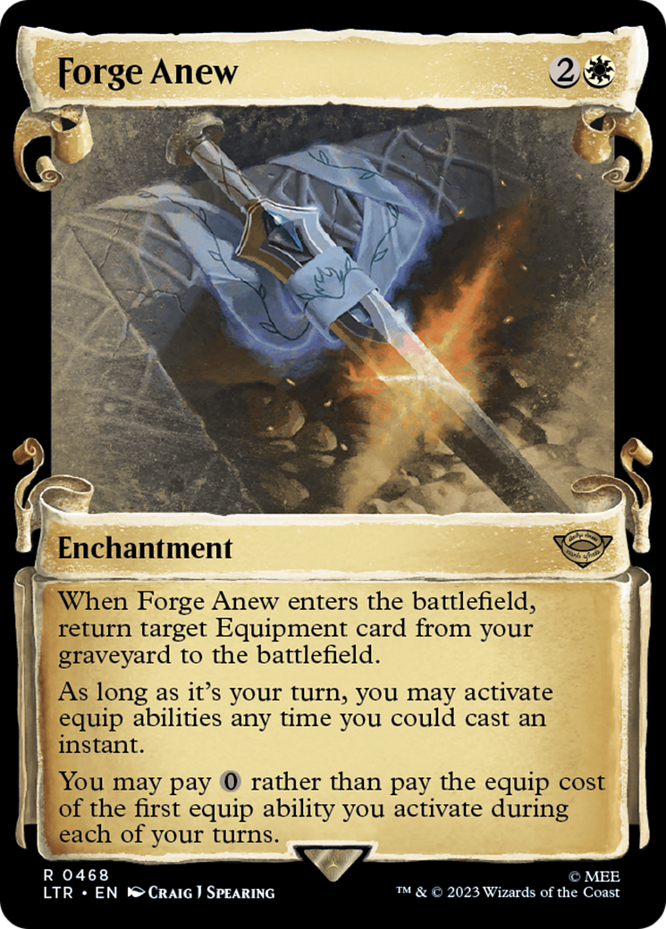 Forge Anew [The Lord of the Rings: Tales of Middle-Earth Showcase Scrolls] | Rock City Comics