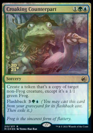 Croaking Counterpart [Innistrad: Midnight Hunt Prerelease Promos] | Rock City Comics