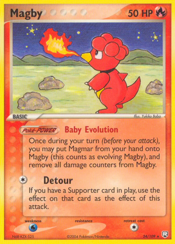 Magby (24/109) [EX: Team Rocket Returns] | Rock City Comics