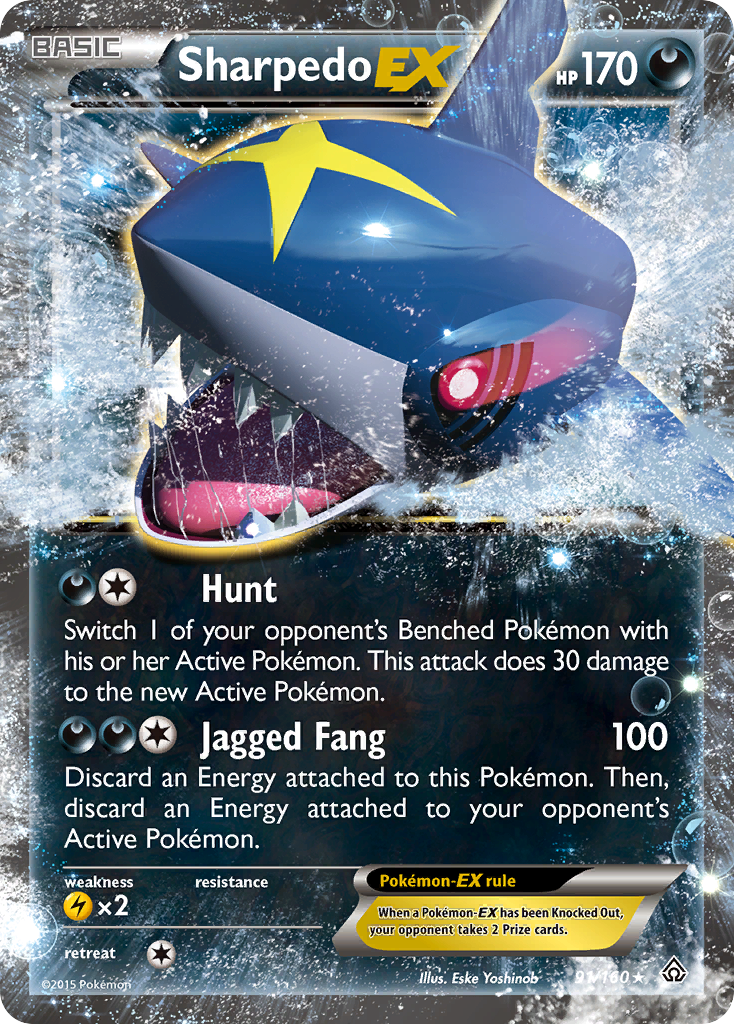 Sharpedo EX (91/160) [XY: Primal Clash] | Rock City Comics