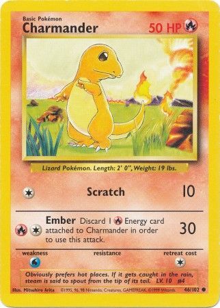 Charmander (46/102) [Base Set Unlimited] | Rock City Comics