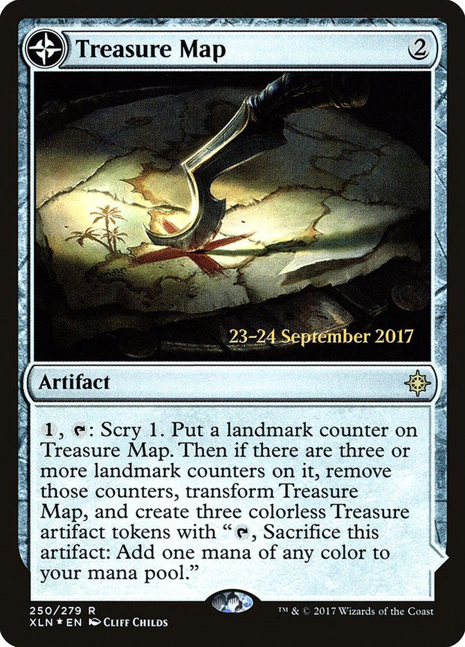 Treasure Map // Treasure Cove  [Ixalan Prerelease Promos] | Rock City Comics