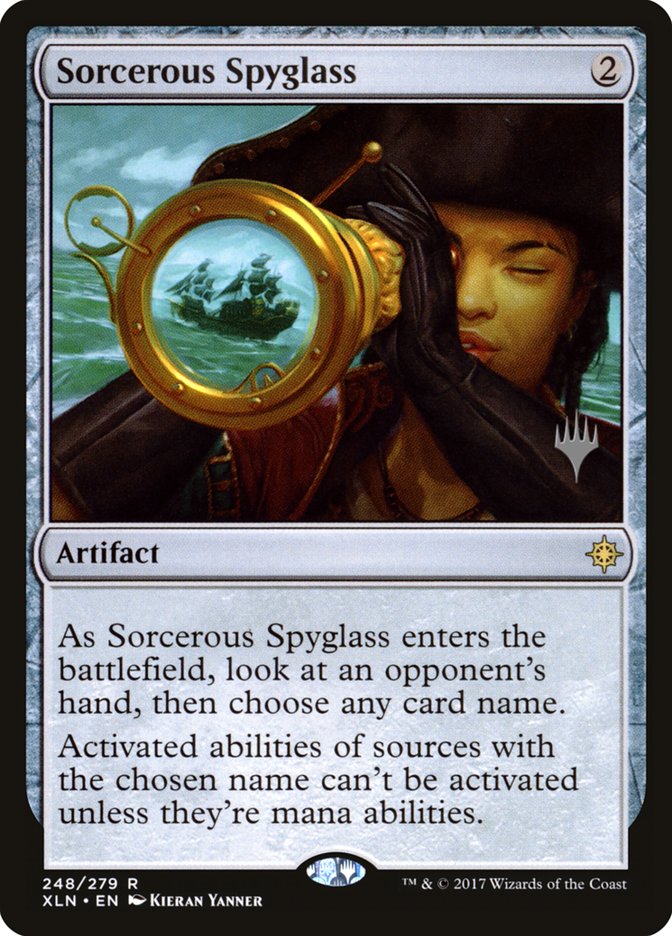 Sorcerous Spyglass (Promo Pack) [Ixalan Promos] | Rock City Comics