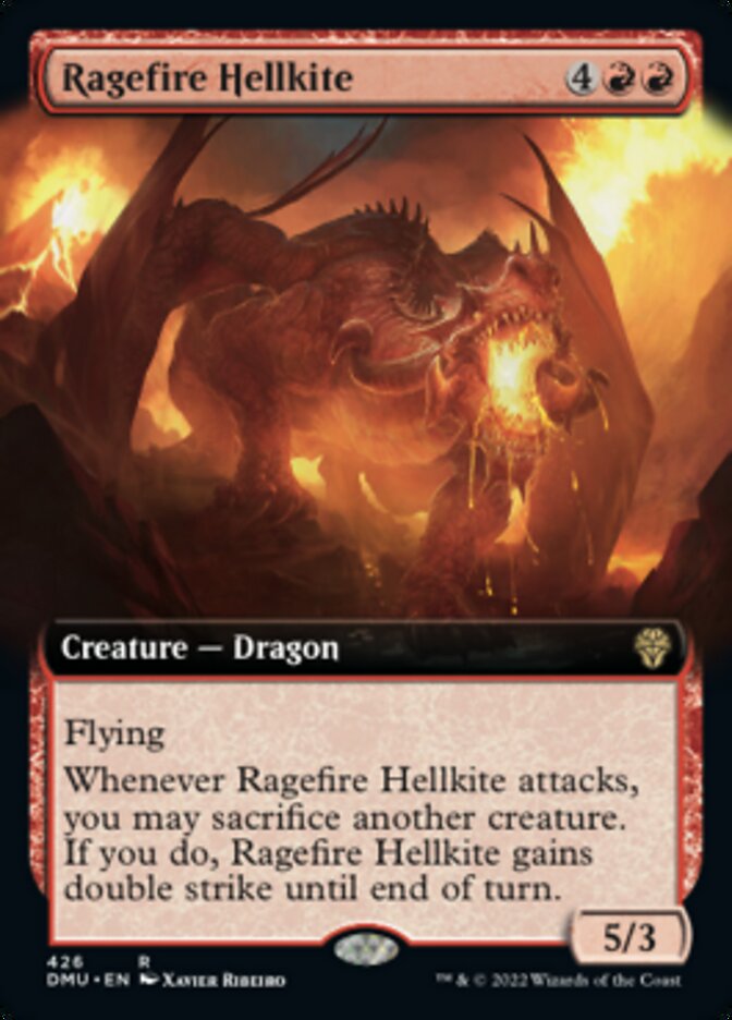 Ragefire Hellkite (Extended Art) [Dominaria United] | Rock City Comics