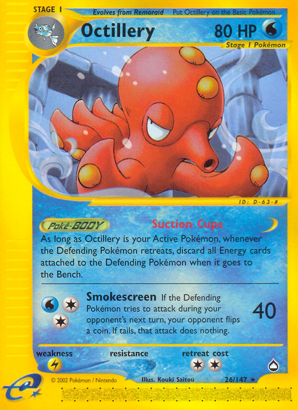 Octillery (26/147) [Aquapolis] | Rock City Comics