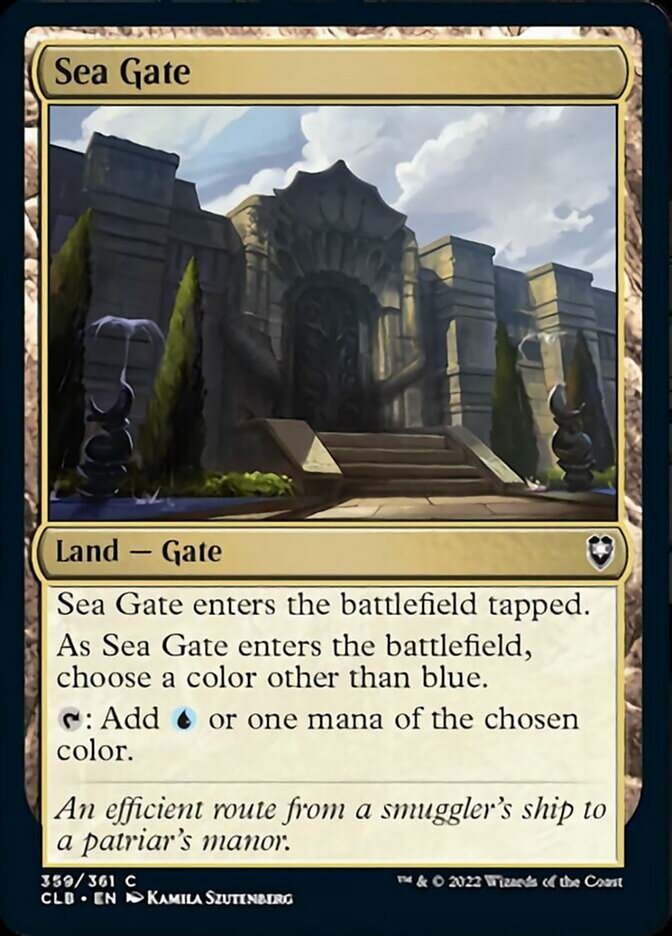 Sea Gate [Commander Legends: Battle for Baldur's Gate] | Rock City Comics