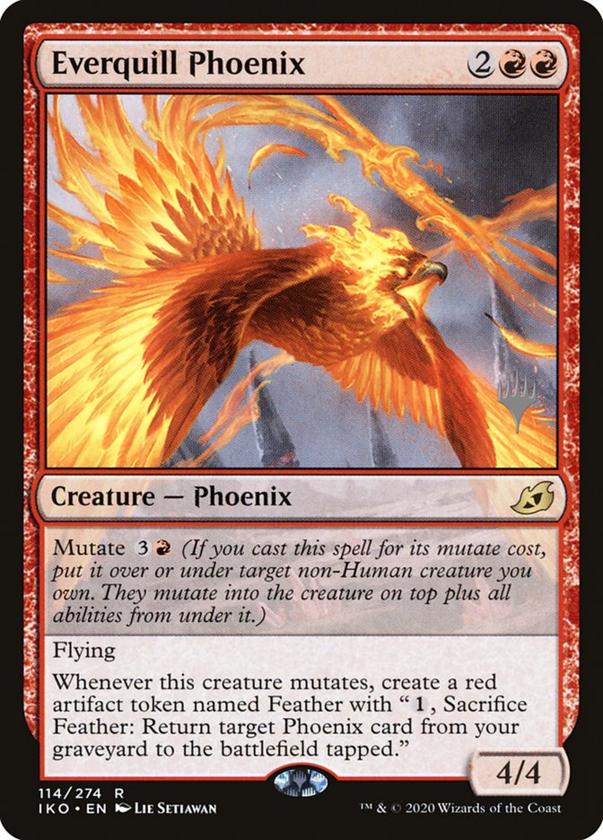 Everquill Phoenix (Promo Pack) [Ikoria: Lair of Behemoths Promos] | Rock City Comics