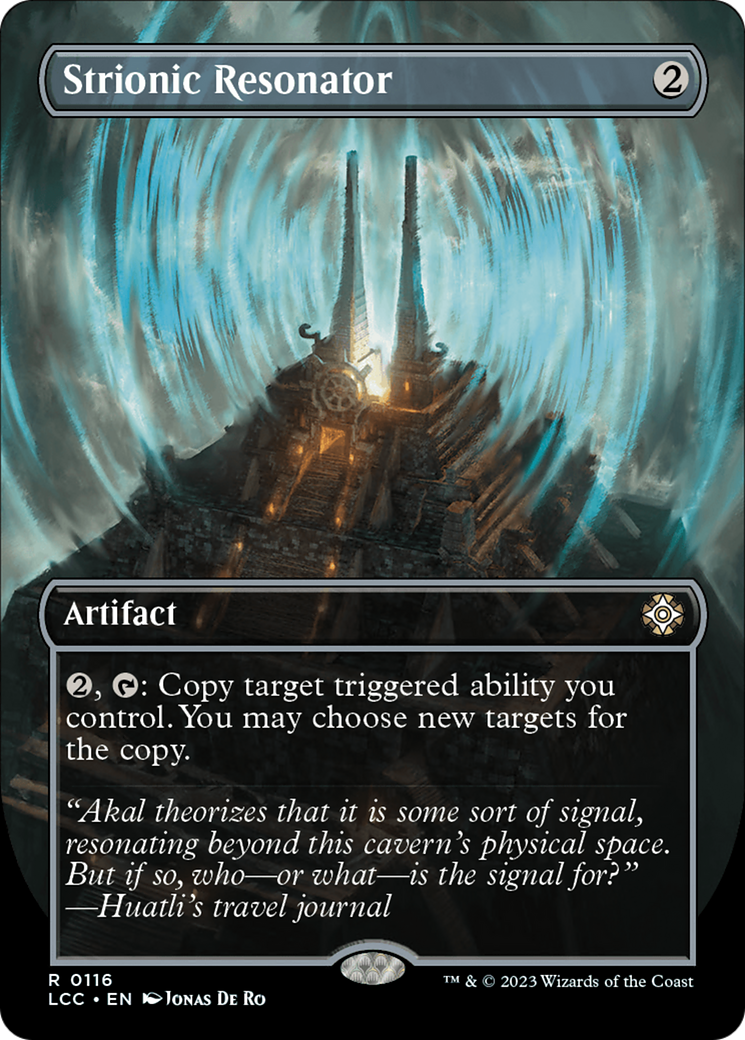 Strionic Resonator (Borderless) [The Lost Caverns of Ixalan Commander] | Rock City Comics