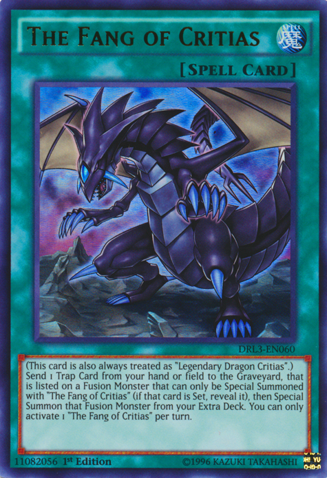 The Fang of Critias [DRL3-EN060] Ultra Rare | Rock City Comics