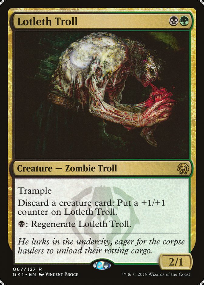 Lotleth Troll [Guilds of Ravnica Guild Kit] | Rock City Comics