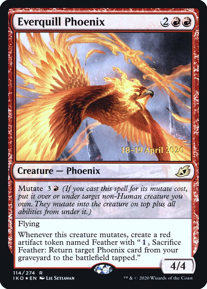 Everquill Phoenix  [Ikoria: Lair of Behemoths Prerelease Promos] | Rock City Comics