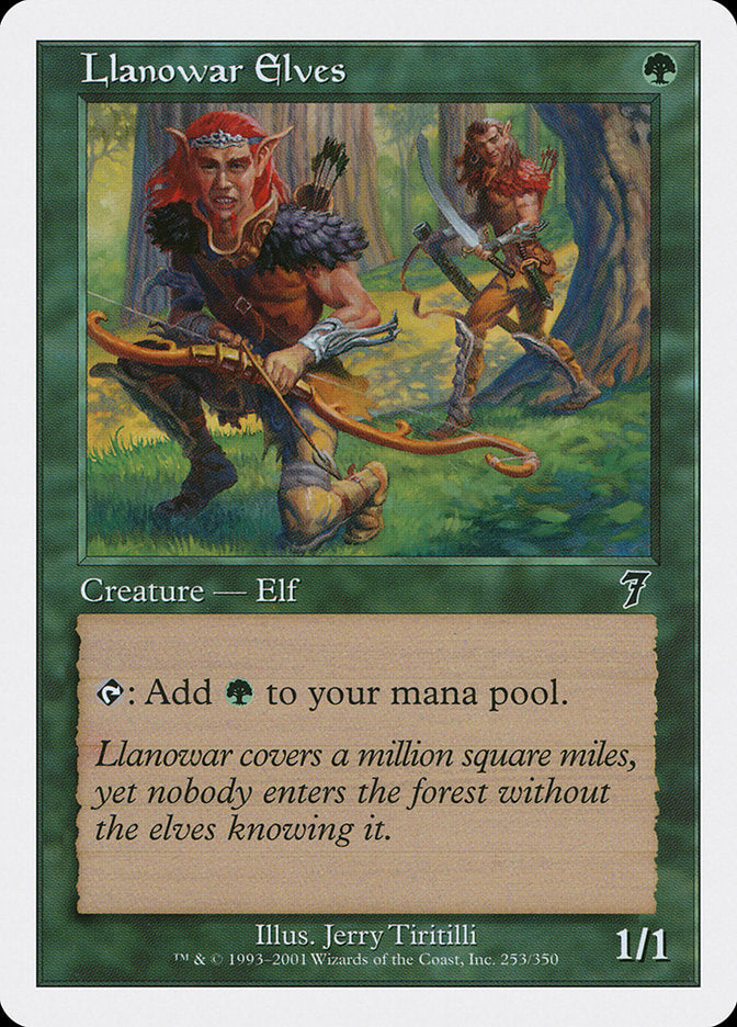 Llanowar Elves [Seventh Edition] | Rock City Comics