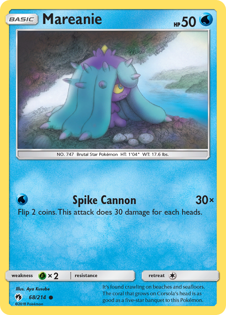 Mareanie (68/214) [Sun & Moon: Lost Thunder] | Rock City Comics